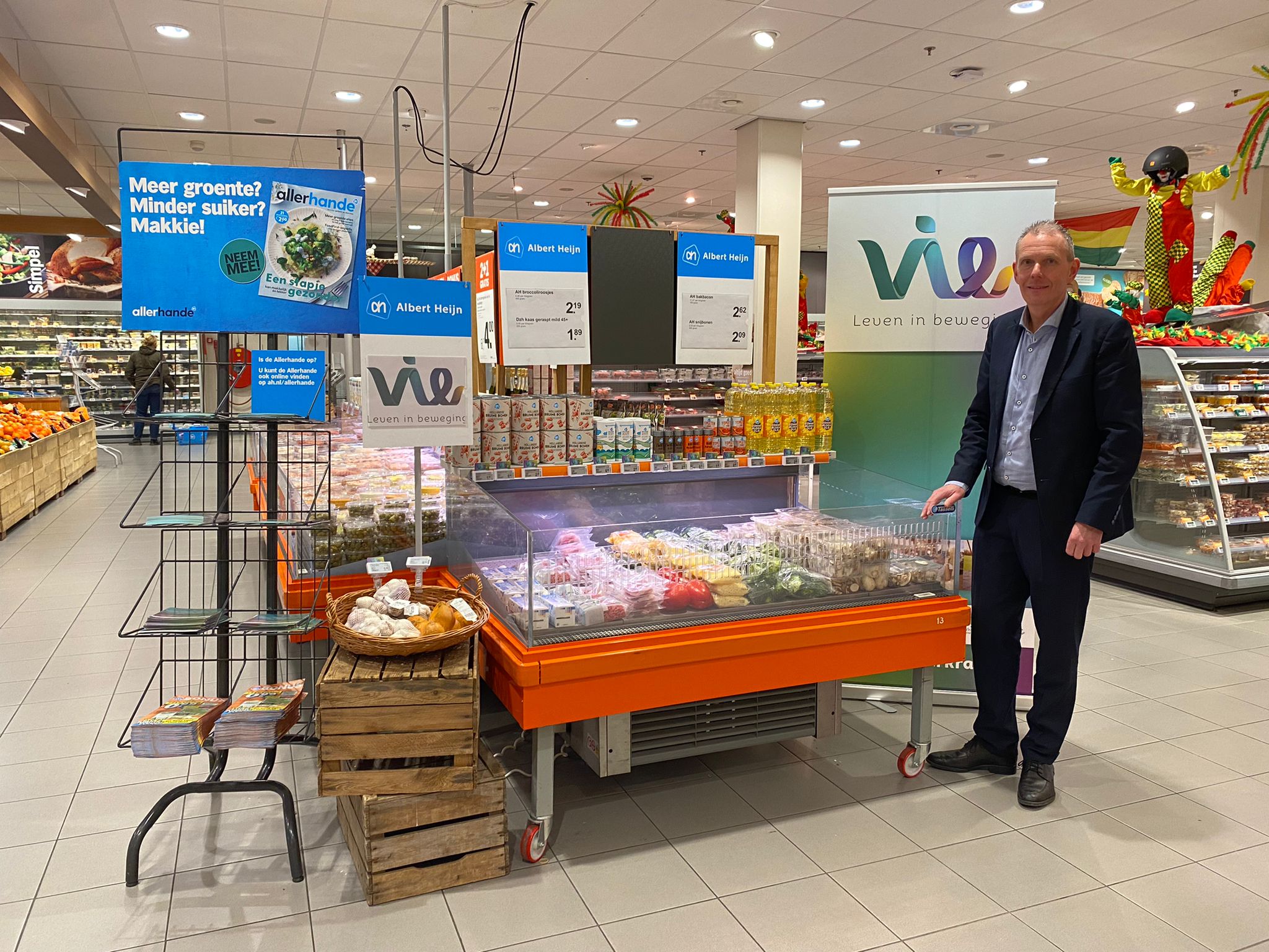 Klanten Albert Heijn XL Kerkrade smullen van Vie-gerechten