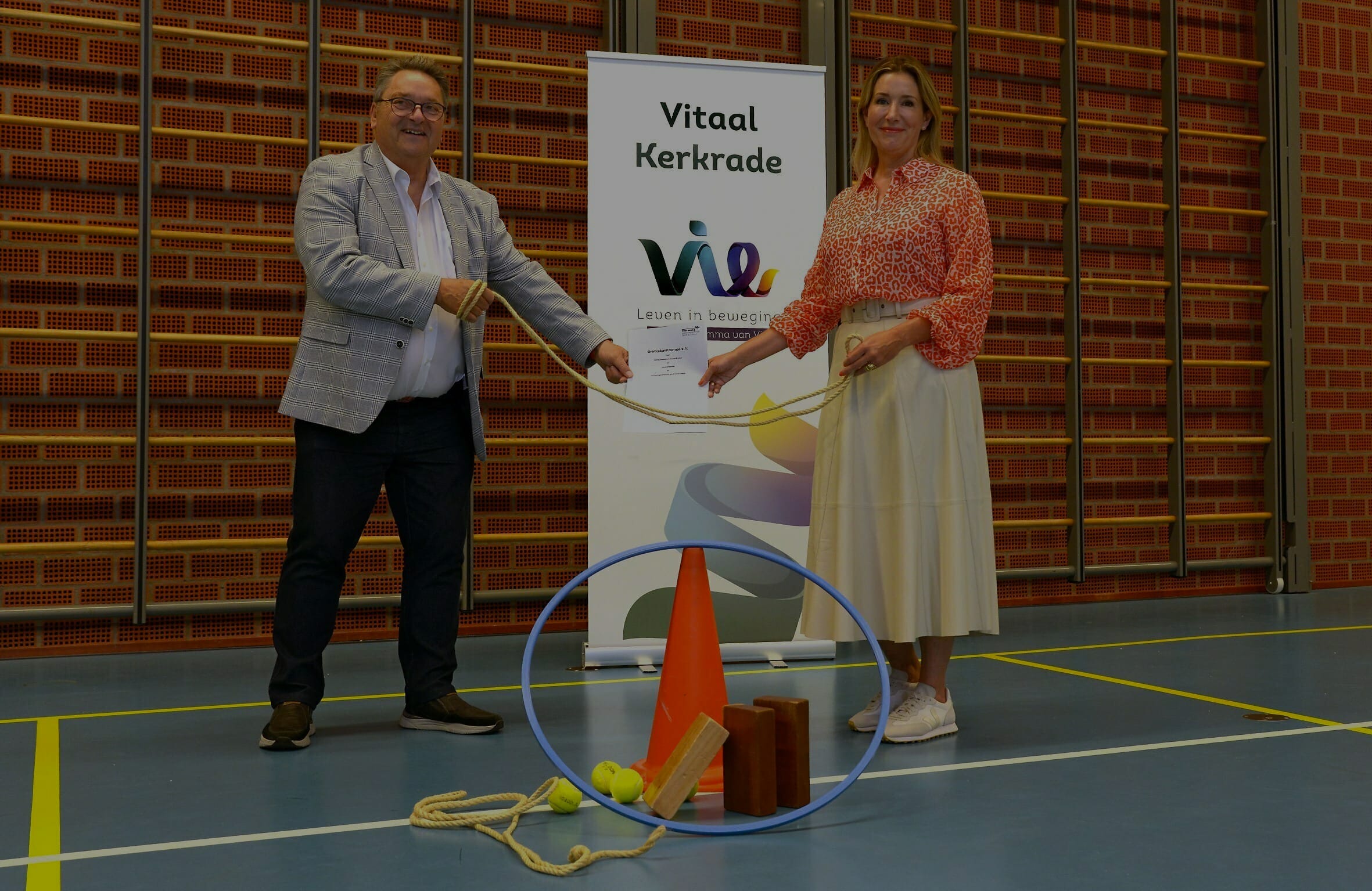 Deelnemers Vitaal Kerkrade sporten gratis via Volwassenenfonds Sport & Cultuur